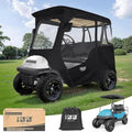 10L0L Club Car Precedent 2-Passenger Golf Cart Enclosure | 600D Black