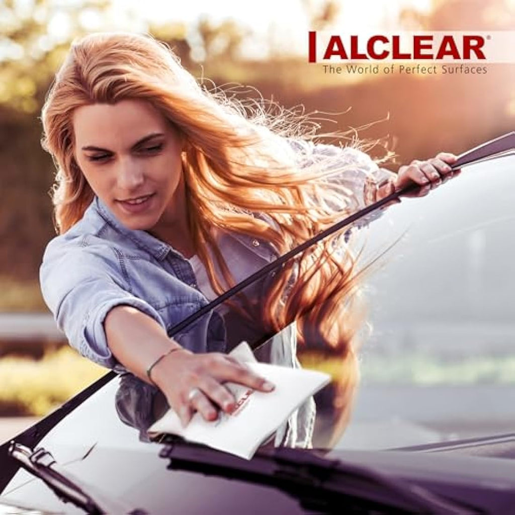 ALCLEAR Microfiber Glass Cloth Set - 5 Pack Lint-Free Window Cloths