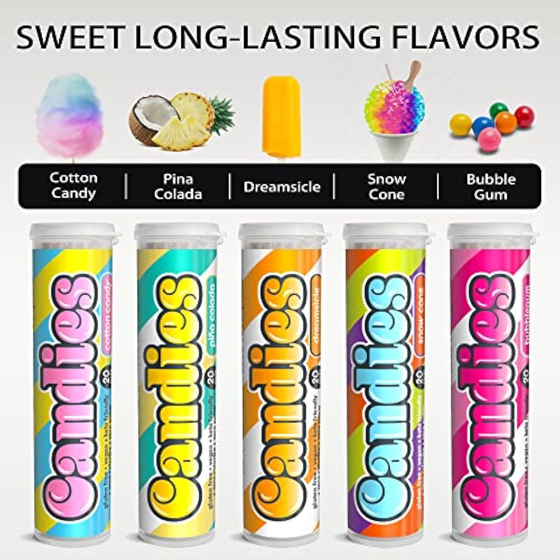 Xero Picks Candies Flavored Toothpicks | Dry Mouth Relief | 5 Pack