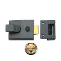 Yale Deadlock Nightlatch – 60mm Backset with Brass Cylinder (Boxed)