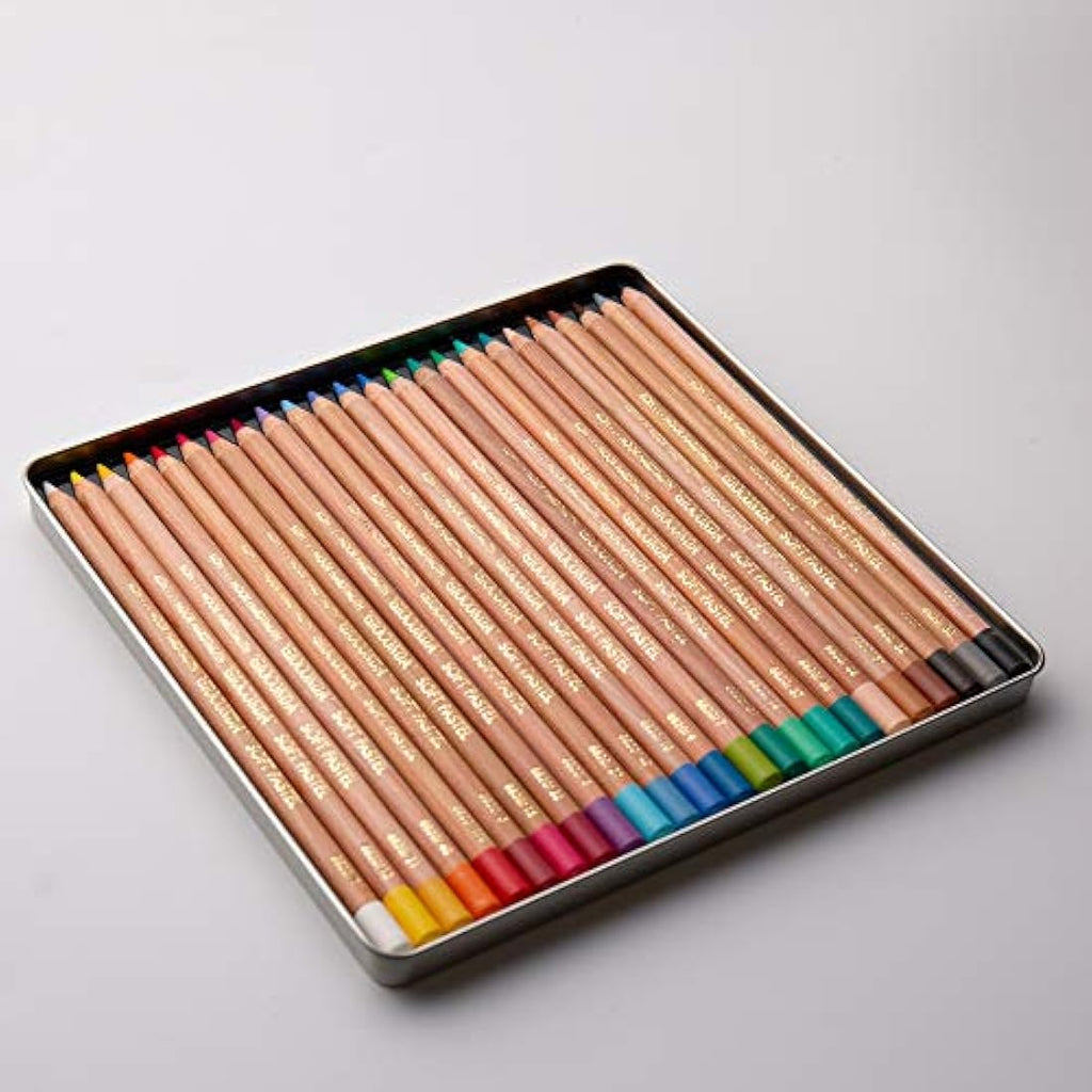 Koh-I-Noor Gioconda Soft Pastel Pencils - Professional Set of 24