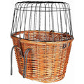 Trixie Willow Front Dog Bike Basket with Grid - Natural - 44x48x33cm