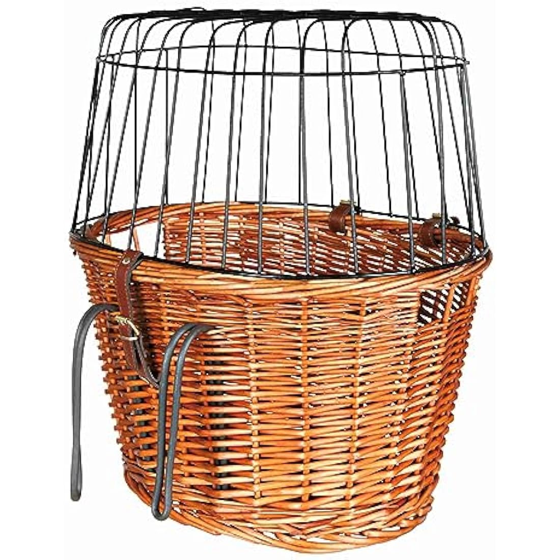 Trixie Willow Front Dog Bike Basket with Grid - Natural - 44x48x33cm