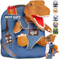 Jolof Store Toddler Backpack with Stuffed Animal Plush Toy for Kids