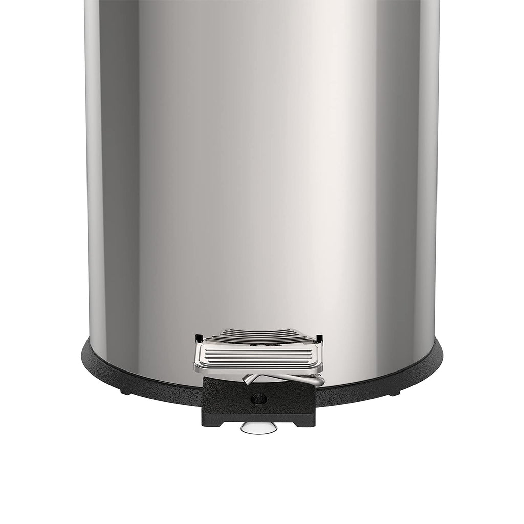 Tramontina 12L Stainless Steel Kitchen Bin – Pedal Waste Bin with Lid