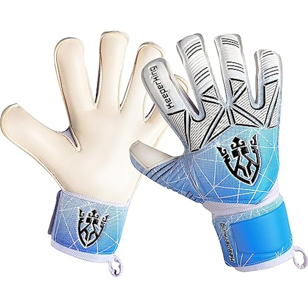 Keeperking Goalkeeper Gloves – Latex Grip with Finger Protection