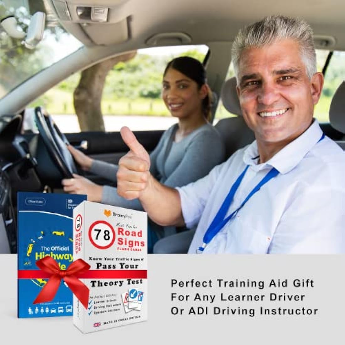 Jolof Store UK Driving Theory Test Kit: Highway Code & 78 Flash Cards