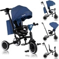 Lionelo Tris Plus 2in1 Kids' Tricycle - 360° Swivel Seat Stroller Trike