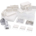 LAMXD Knit Blocking Combs Set - 25 Blockers and 100 T-Pins for Crochet