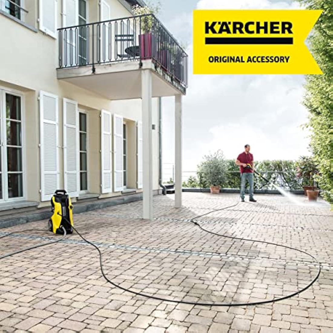 Kärcher 6m Hose Extension for K2–K7 Pressure Washers | Quick Connect