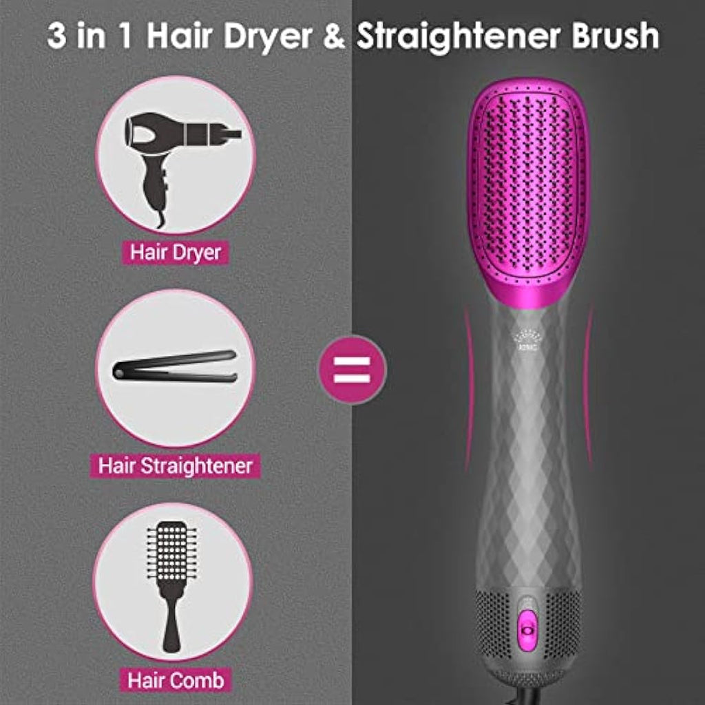 APOKE 3-in-1 Hair Dryer Brush | 1200W Ionic Hot Air Styler & Volumizer