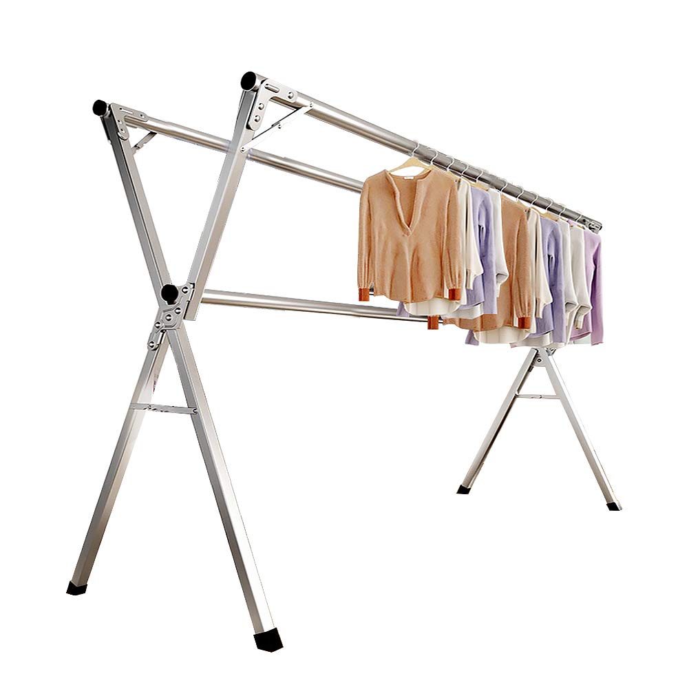 Jolof Store Stainless Steel Foldable Clothes Drying Rack – 94.5 Inch