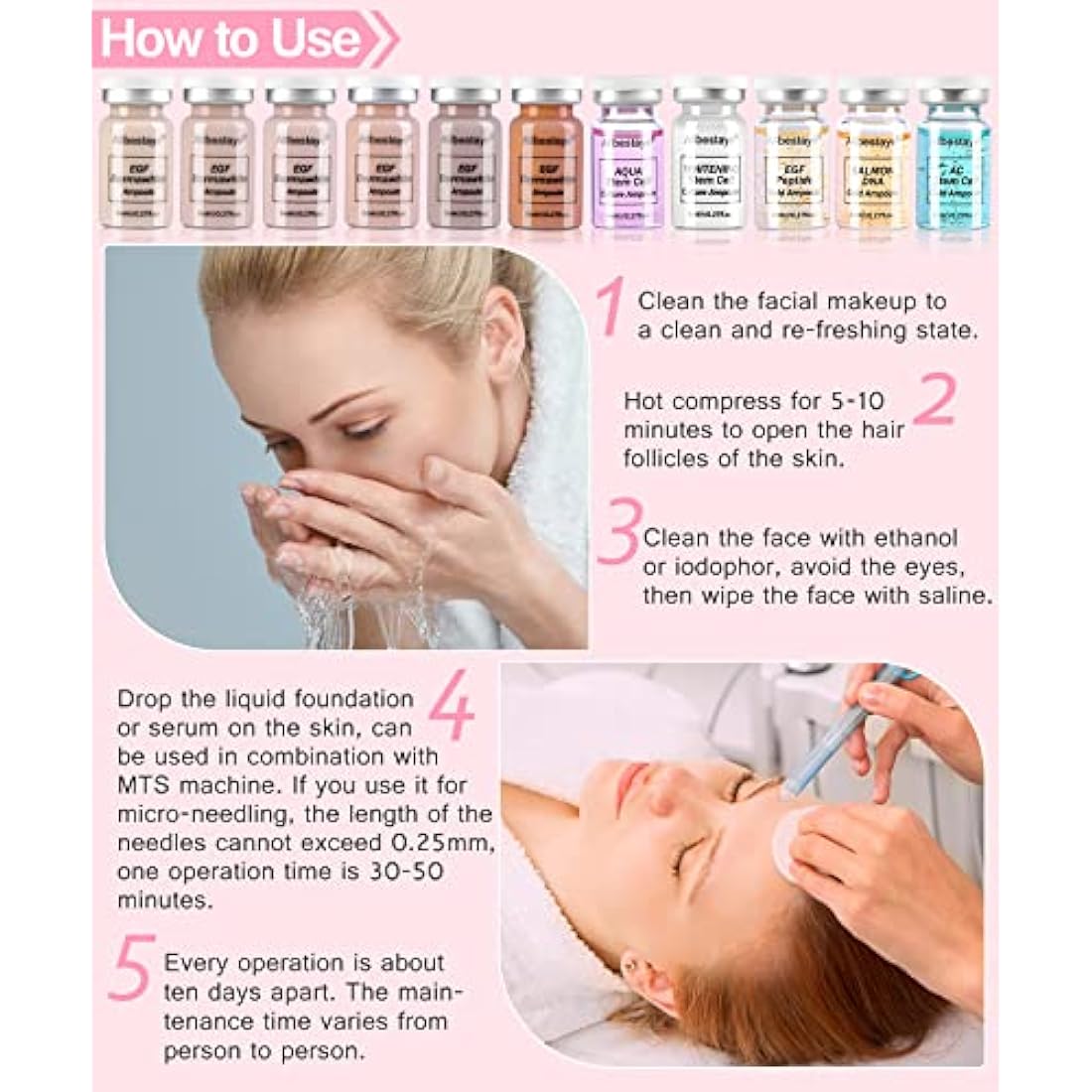 Jolof Store BB Glow Semi-Permanent Foundation Microneedling Serum Kit