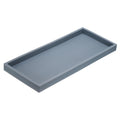 Jolof Store Silicone Bathroom Vanity Tray – Waterproof Sink Organizer, Gray