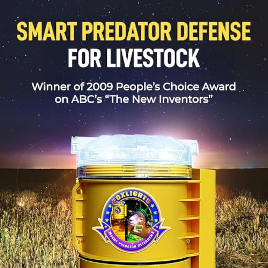 Gallagher Foxlights Battery Predator Deterrent | 360 Degree LED Strobe