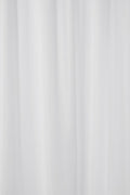Croydex White Textile Shower Curtain | Water-Resistant 2000 x 2000mm