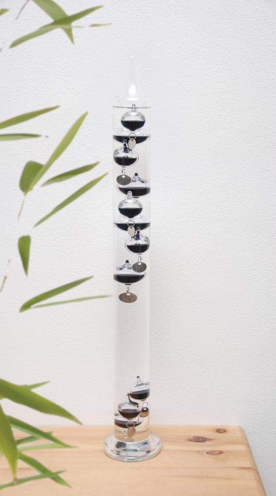 Esschert Design Galileo Thermometer – Glass & Metal Weather Station