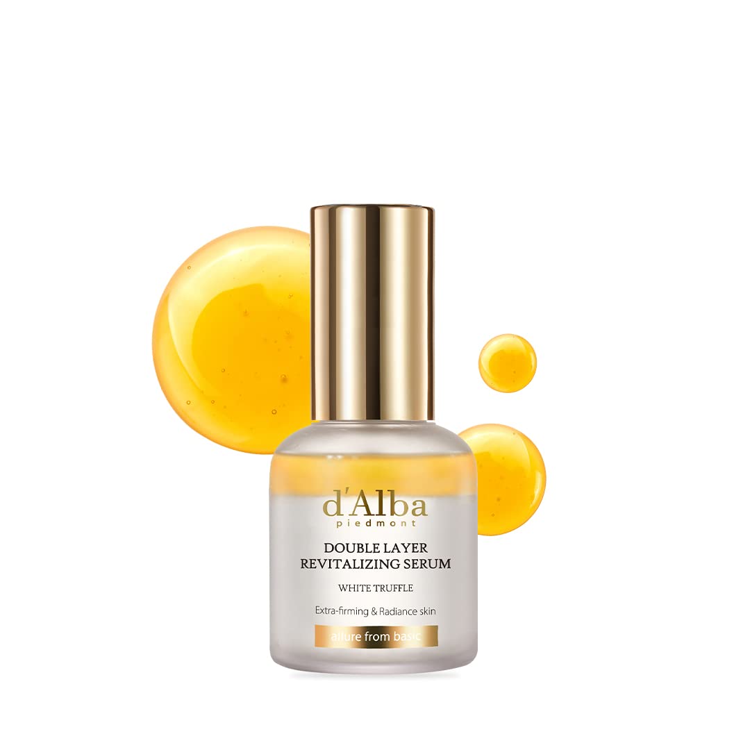 d'Alba White Truffle Revitalizing Serum | Vegan K-Beauty Hydrating Oil