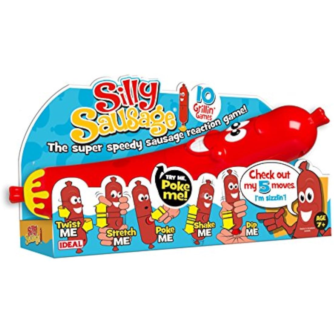 Ideal Silly Sausage Reaction Game - Interactive Family Party Toy