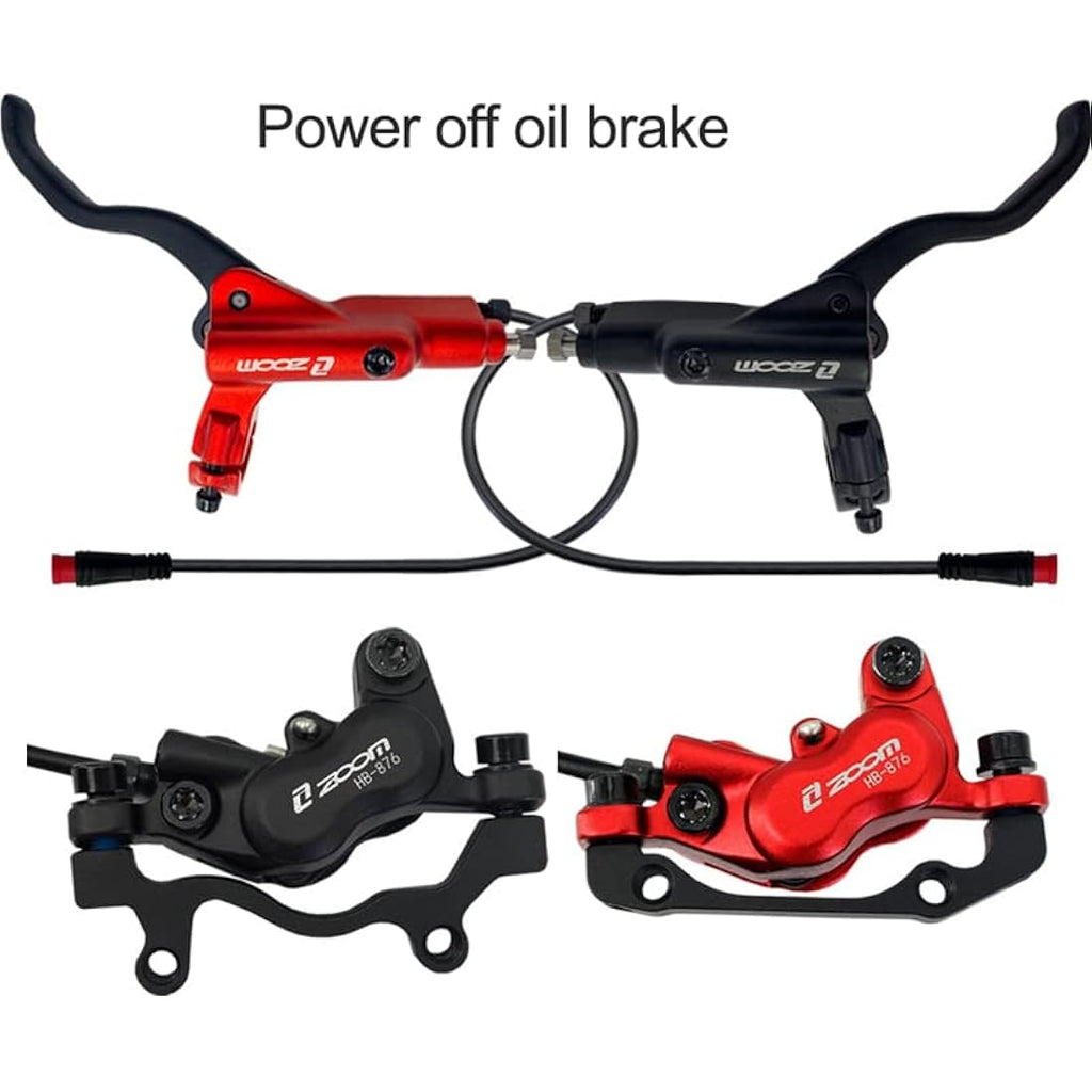 NYK ZOOM HB-876-E MTB 4-Piston Hydraulic Disc Brake for E-Bikes