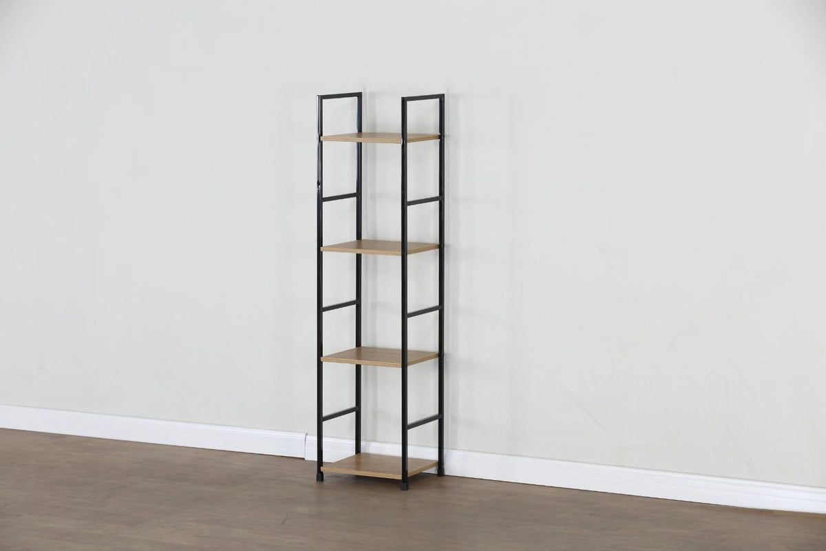 CELINO making your day Industrial 4-Tier Ladder Bookshelf, Bookcase Shelving Unit - image 5