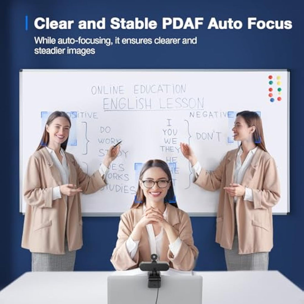EMEET C960 4K Webcam – UHD Sony Sensor with TOF Auto Focus & Dual Mics