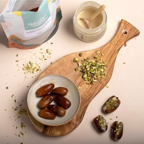 Wholefood Earth Organic Pitted Deglet Nour Dates – 2kg Raw Vegan Snack