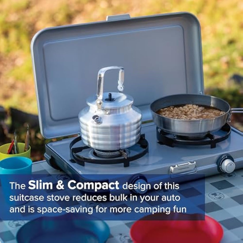 Campingaz Camping Kitchen 2 | 2-Burner Portable Gas Stove | 4000W