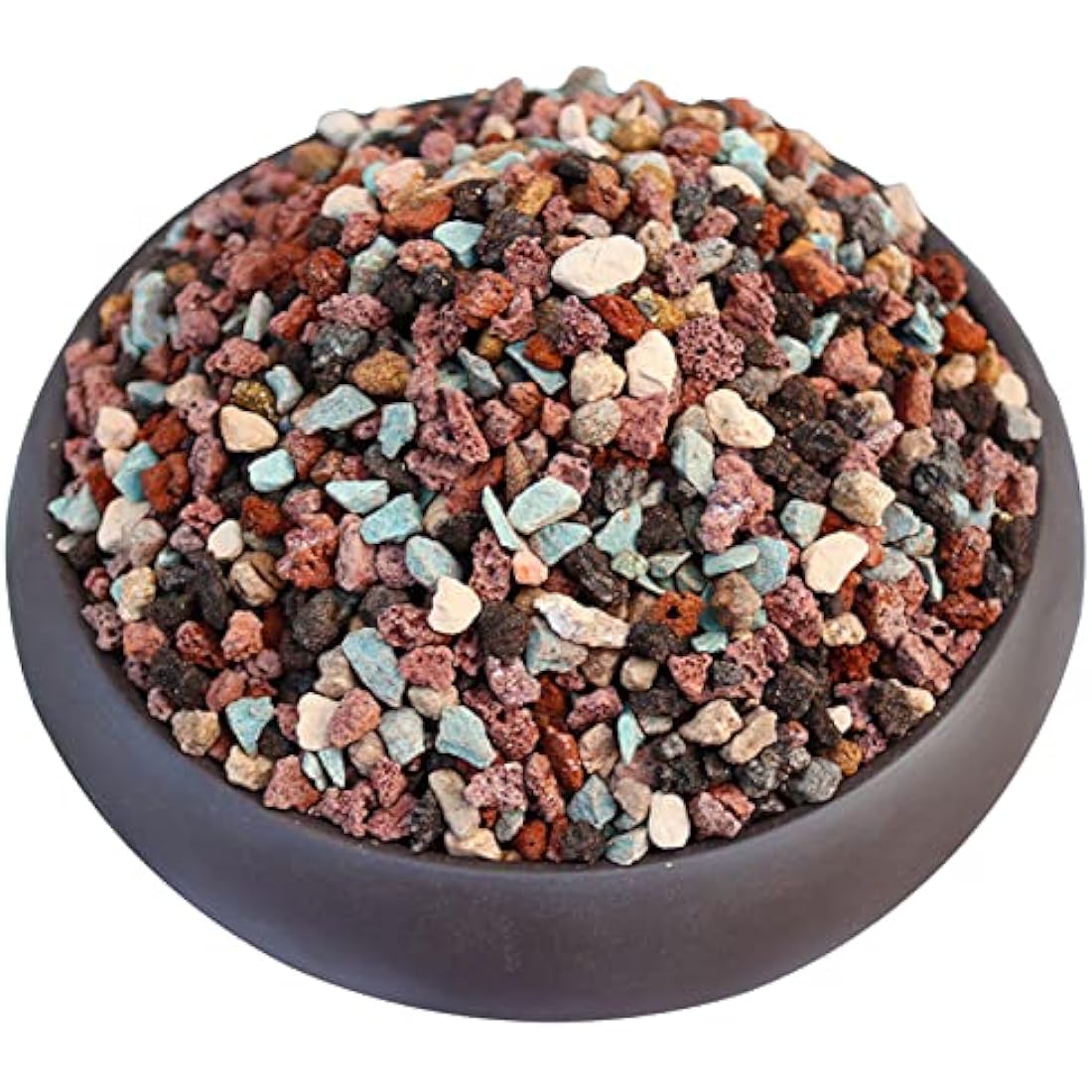 YUNSTK Colorful Lava Rock – 2lb Natural Volcanic Stone for Succulents