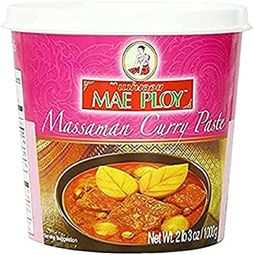 Mae Ploy Massaman Curry Paste – Authentic Thai Cooking Paste, 1kg