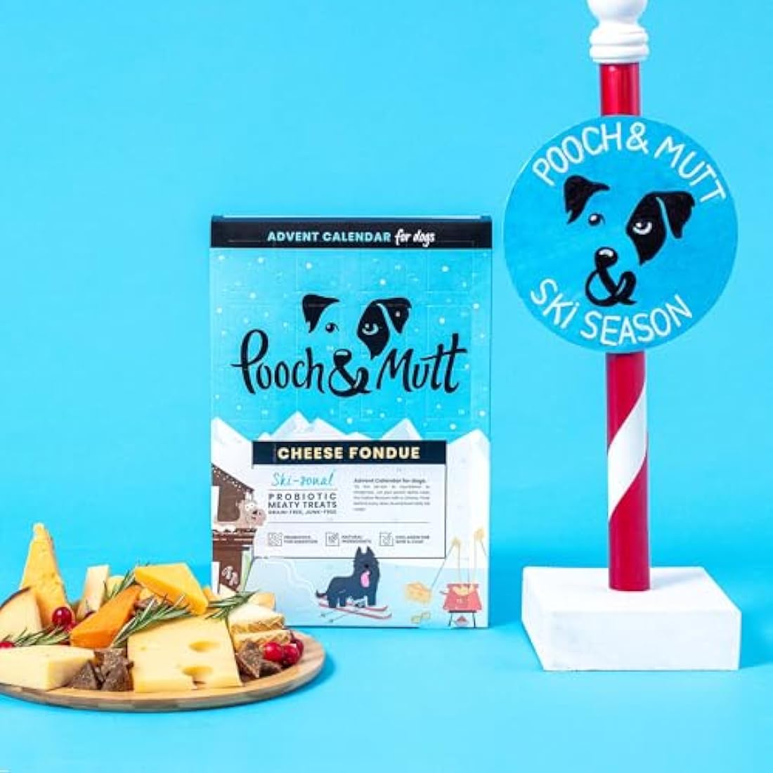Pooch & Mutt Dog Advent Calendar – Grain-Free Probiotic Cheese Treats