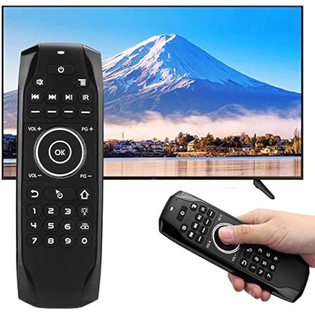 ASHATA Bluetooth 5.0 Air Mouse – Wireless Keyboard with 6-Axis Gyroscope