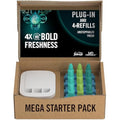Febreze Unstoppables 3Volution Plug-In Starter Kit | Fresh Scent + 4 Refills