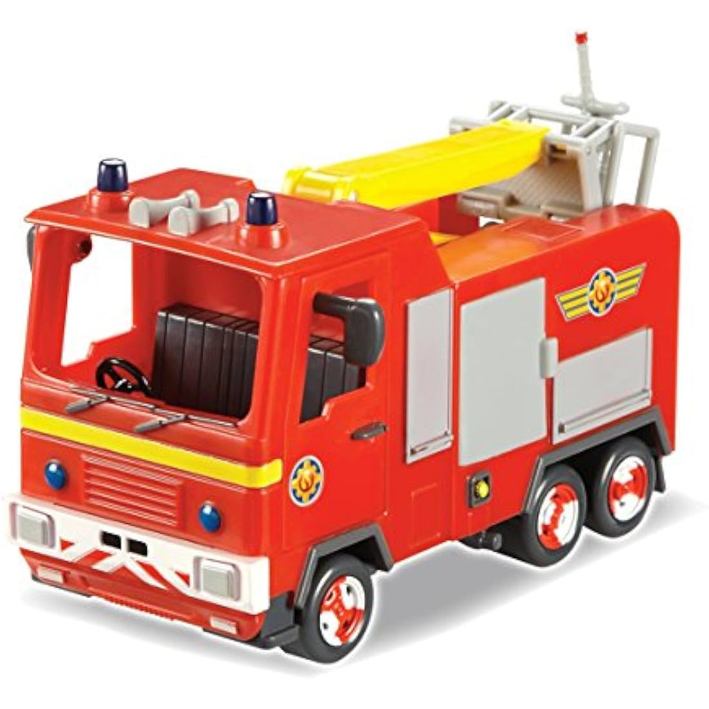 Fireman Sam Jupiter Fire Engine Toy – Rescue Truck with Crane Arm