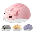 Pink Hamster Wireless Mouse – 1200 DPI Silent Optical Mouse