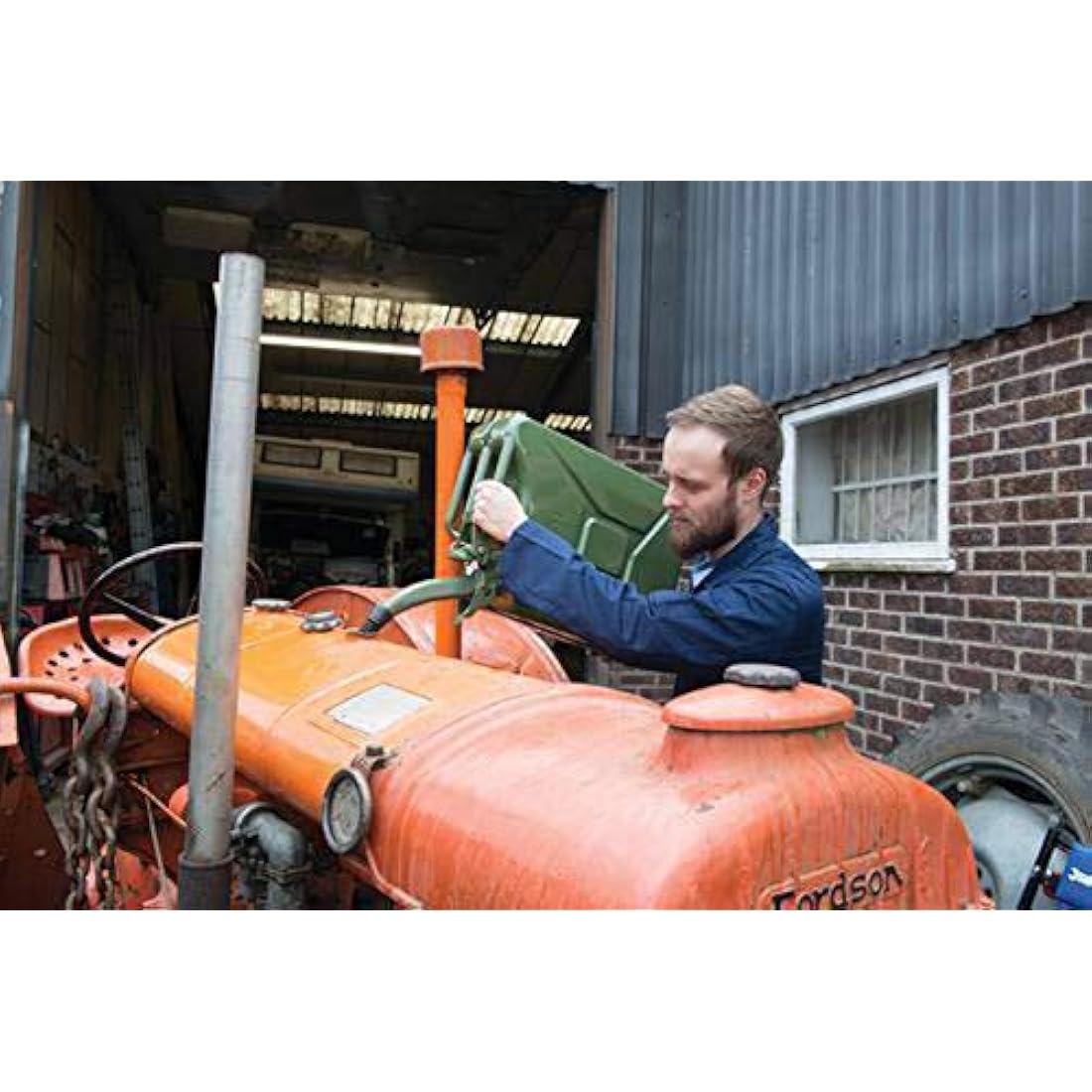 Silverline 10L Steel Jerry Can | Leak-Proof Fuel Storage Canister