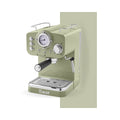 Swan Retro Espresso Coffee Machine with Milk Frother - 1.2L, Green