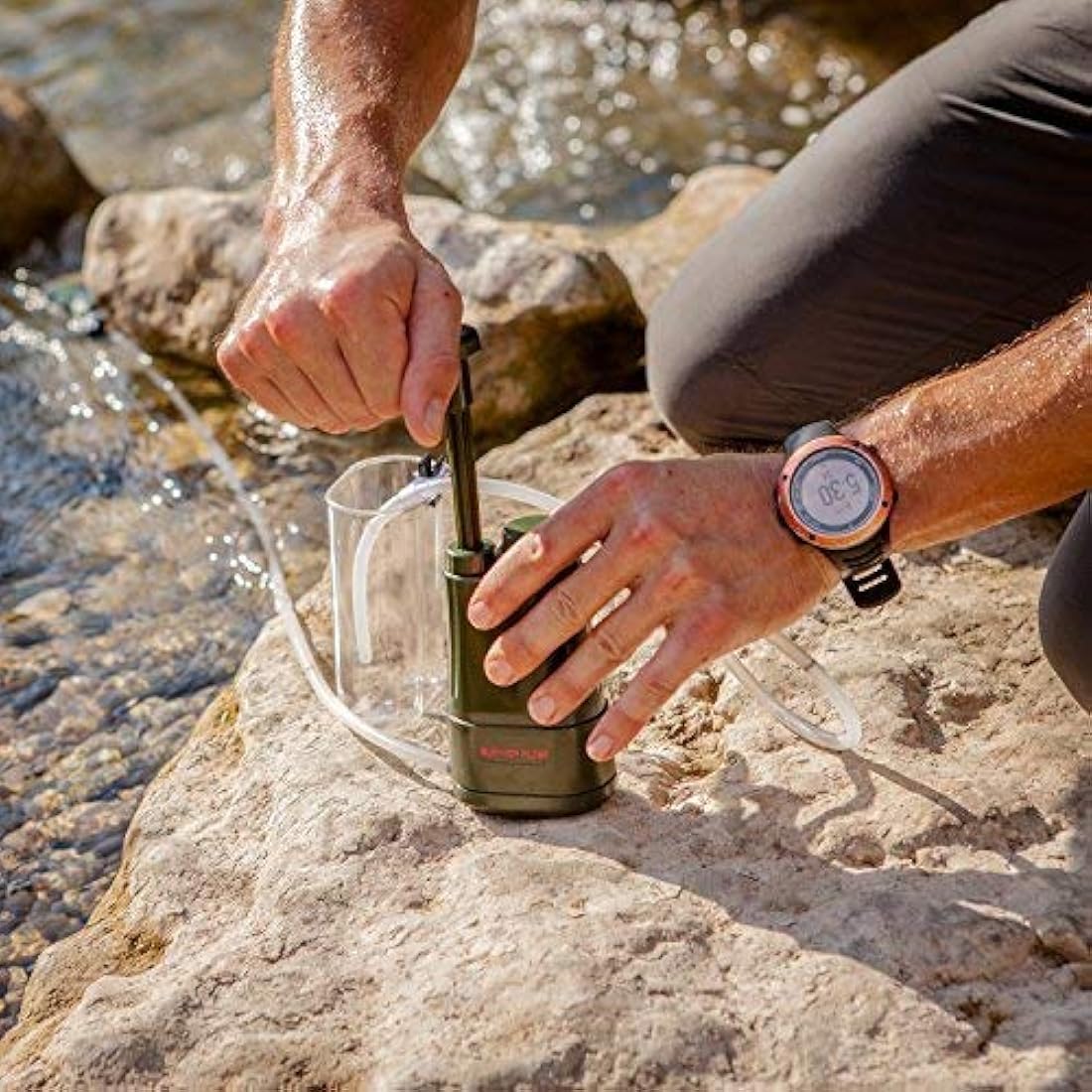 Survivor Filter PRO | Portable Water Filter Pump for Camping & Hiking