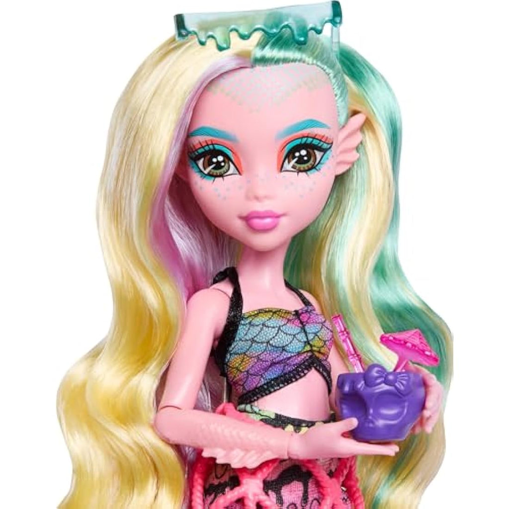 Monster High Lagoona Blue Scare-adise Island Snack Shack Doll Playset