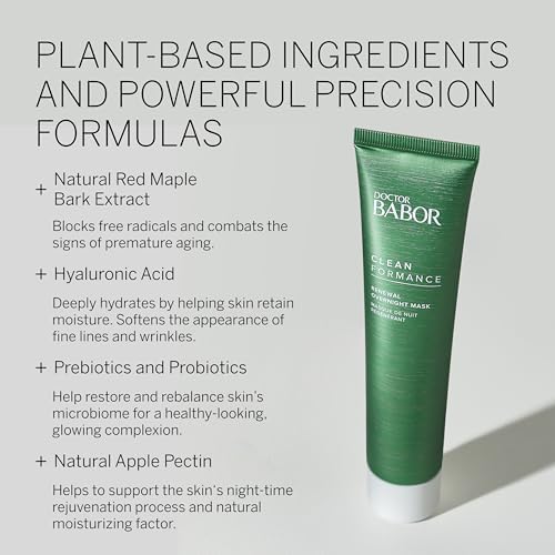 BABOR CLEANFORMANCE Renewal Overnight Mask – Vegan Probiotic Face Cream