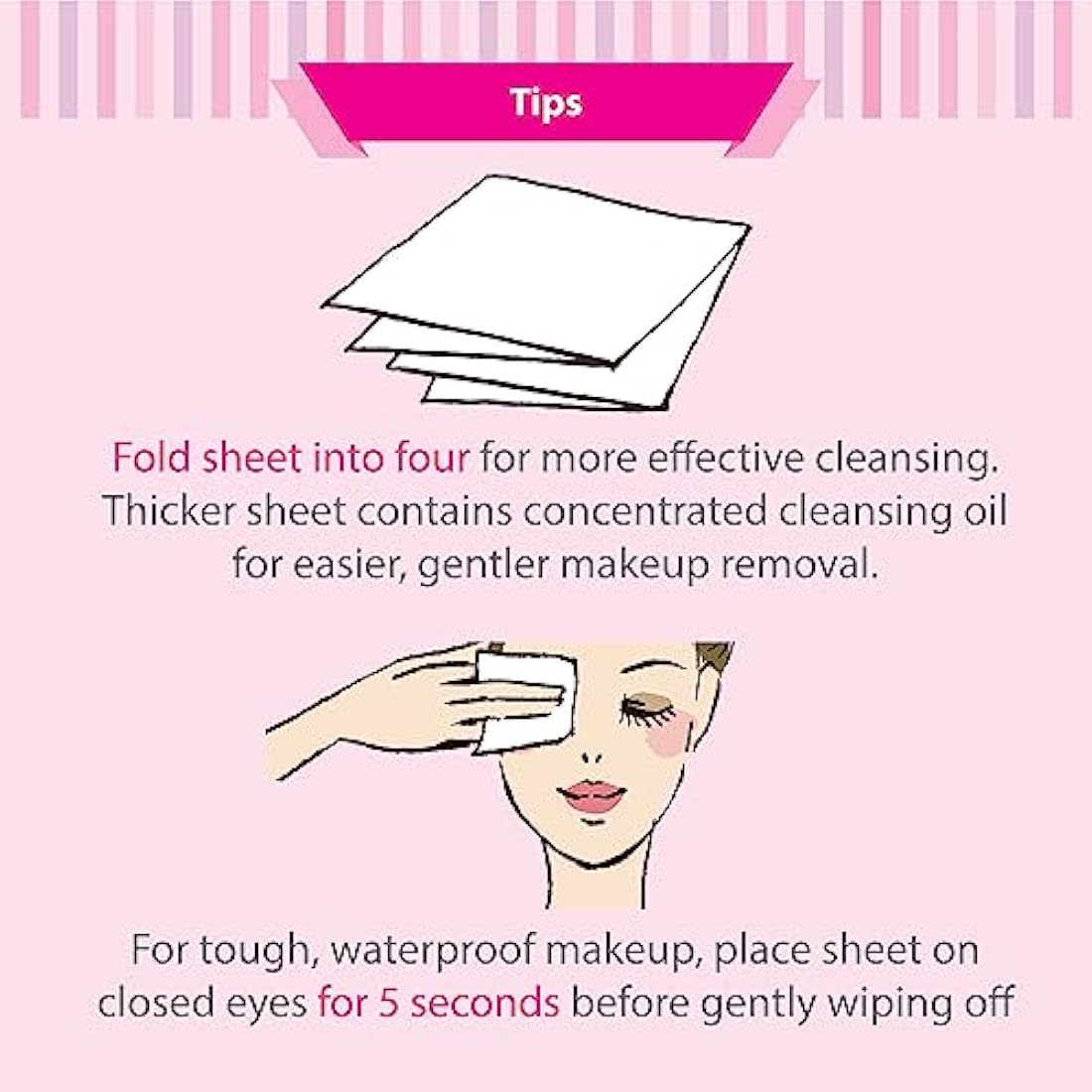 Biore Makeup Cleansing Sheets – Japanese Face Wipes (44 Pieces)