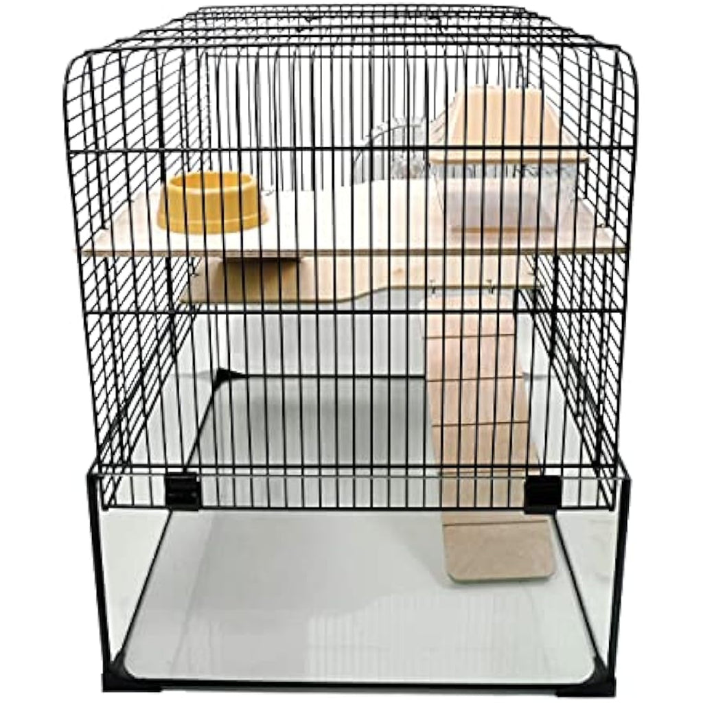 Little Friends Savoy Glass Gerbilarium Cage for Hamsters and Rats