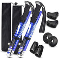 Covacure 7075 Aluminum Hiking Poles | Collapsible Lightweight Walking Sticks
