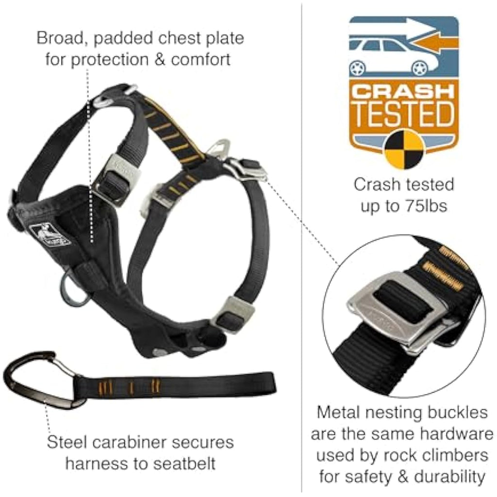 Jolof Store Crash Tested Dog Car Harness | No-Pull Smart Harness, Purple