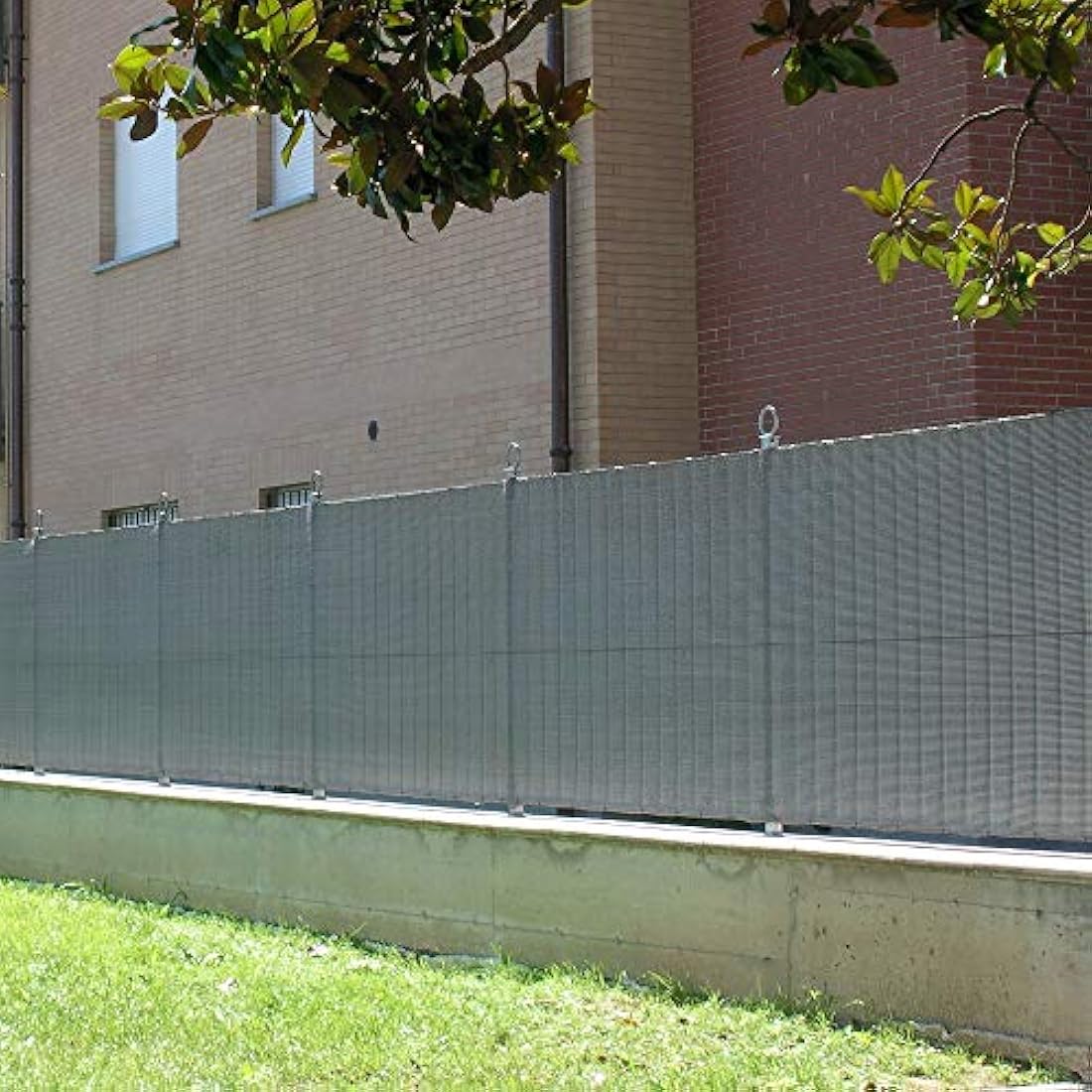 Tenax Soleado Glam Privacy Netting - Grey UV Resistant Mesh - 2x50m