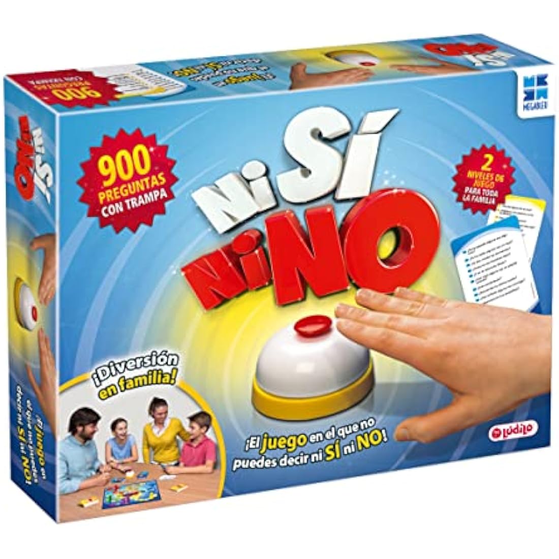 Ludilo Ni Si Ni No Board Game - Family Trivia Game for Kids 7+