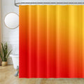 Uiiooazy Gradient Shower Curtain – Waterproof Polyester Fabric, 180x180cm