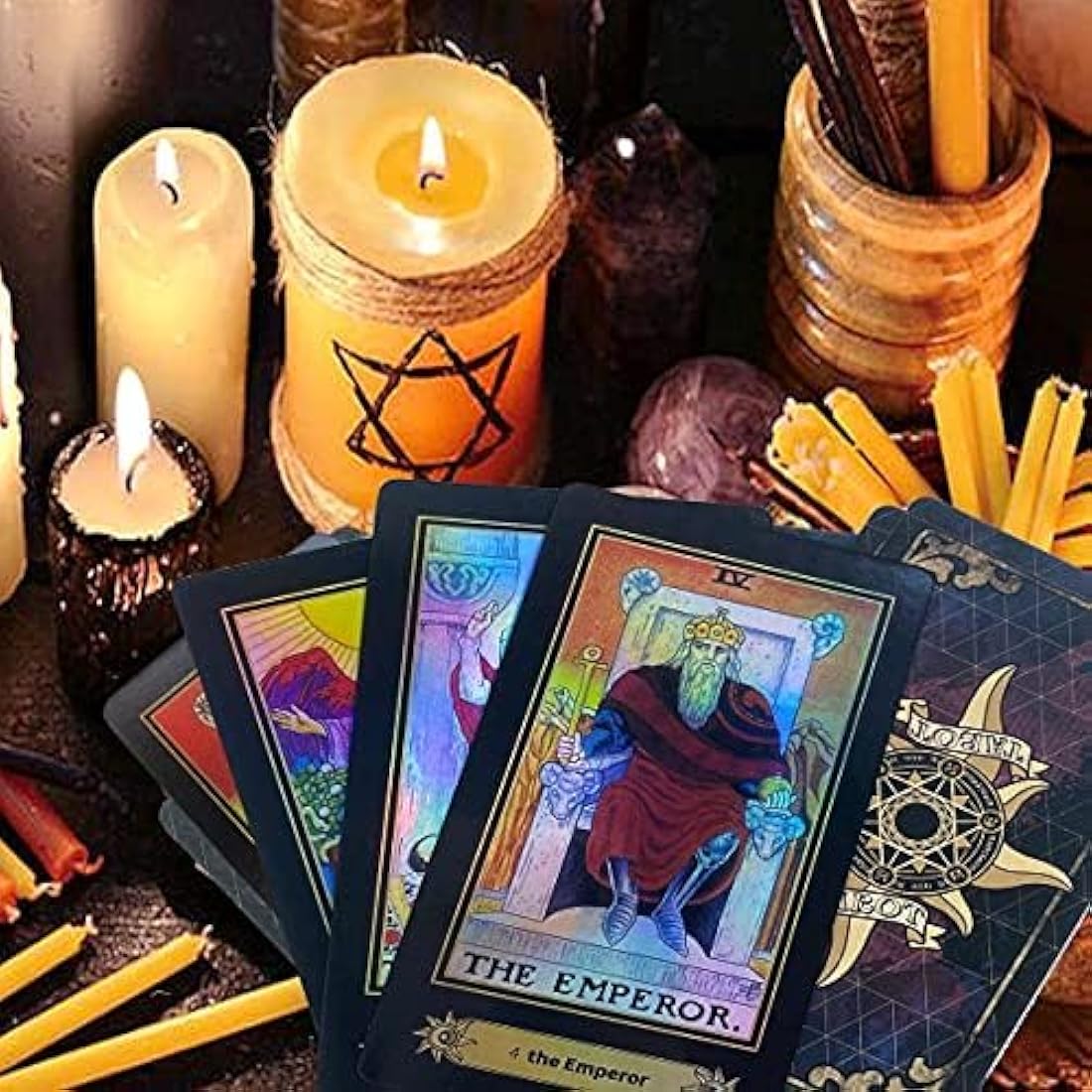 LHKJ 78 Tarot Cards Set | Classic Tarot Deck with English Guidebook