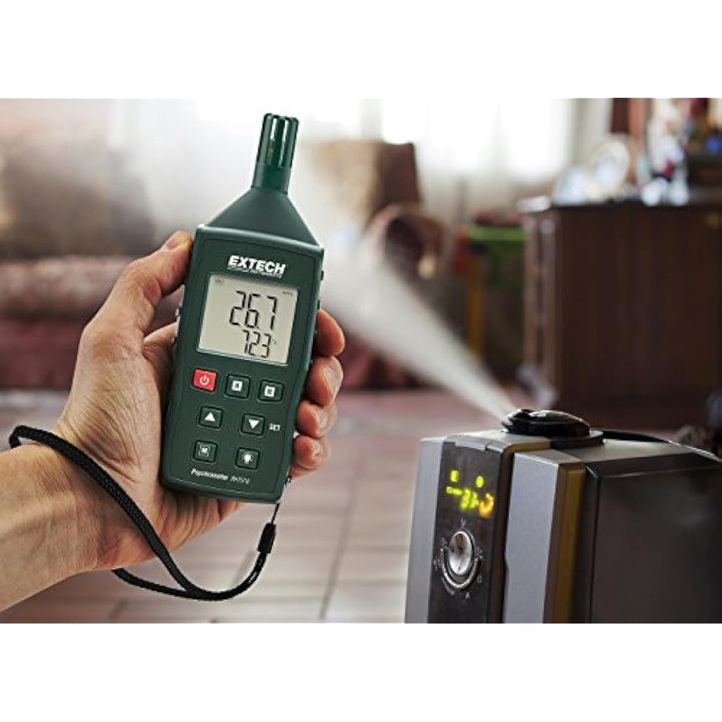 Extech RHT510 Hygro-Thermometer Psychrometer | Humidity & Dew Point Meter