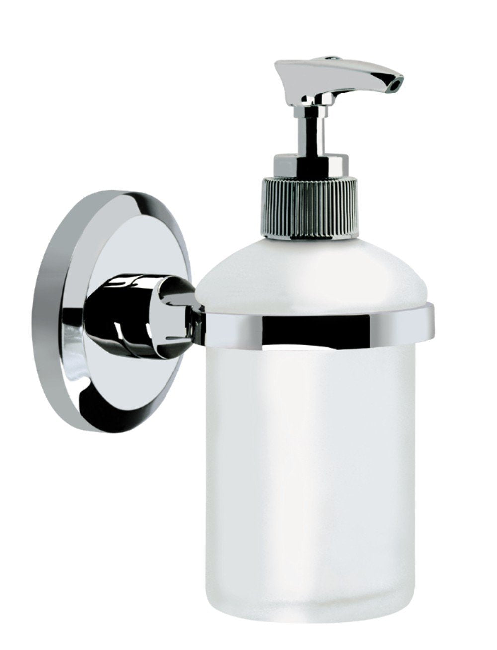 Bristan Solo Wall Mounted Soap Dispenser – Frosted Glass & Chrome